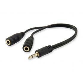 Equip Audio Split Cable, Male x 1 to Female x 2 - 147941
