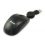 Equip Optical Travel Mouse - It has 3 buttons, including a rubberized scroll wheel