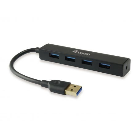 Equip 4-Port USB 3.0 Hub - hub makes it possible to expand your Netbook, Notebook or PC with 4 extra USB 3.0 ports