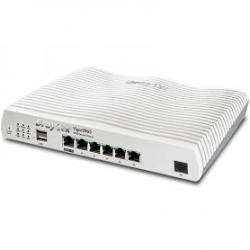 Router Draytek ADSL 2/2+, com modem ADSL incorporado para linha Analógica, 2ª porta Gigabit-WAN (DT-V2865 V ac A)