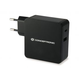 Conceptronic ALTHEA 2-Port 60W USB PD Charger - ALTHEA02B