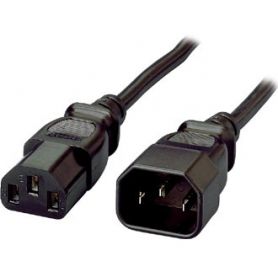 Equip Power Cable Extension IEC 320, VDE 1,8m, black - 112100