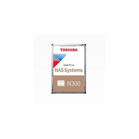 Toshiba N300 NAS - Disco rígido - 8 TB - interna - 3.5'' - SATA 6Gb/s - 7200 rpm - buffer 256 MB