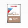 Toshiba N300 NAS - Disco rígido - 8 TB - interna - 3.5'' - SATA 6Gb/s - 7200 rpm - buffer 256 MB