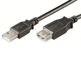 EWENT Cabo USB 2.0 ''A'' M  ''A'' F 1.0m - EC1011