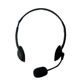 EWENT Headsets com microfone, cabo 2.1m - EW3563
