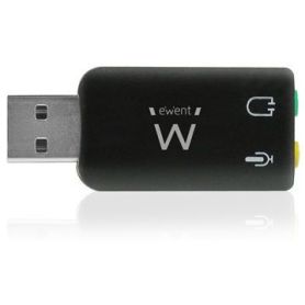 EWENT Adaptador USB soundcard 5.1 Virtual 3D - EW3751
