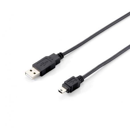 Equip USB 2.0 Cable A-Mini5P 1,8m M/M, black - 128521
