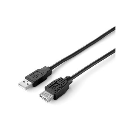 Equip Cabo de extensão USB 2.0 A-A 5.0M M/F - Preto - 128852