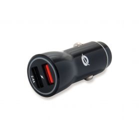 Conceptronic CARDEN 2-Port 30W USB Fast Car Charger - CARDEN01B