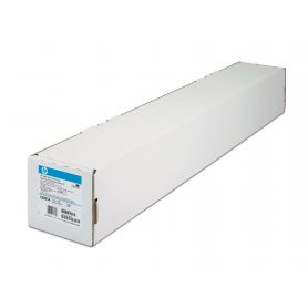 HP Bright White Inkjet Paper, A1 metric roll, 23.39 in wide, 24 lb, 90 g/m², 150 ft, 45.7 m - - Q1445A