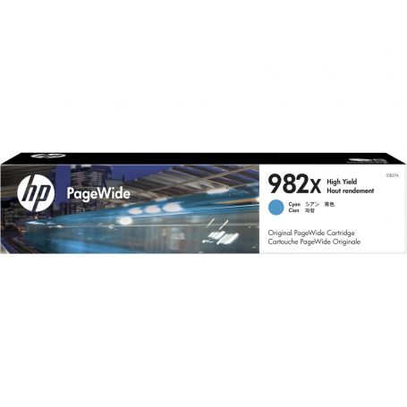 HP 982X High Yield Cyan Original PageWide Cartridge - T0B27A