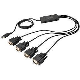 1.5M USB 2.0 to RS232*4 Cable Chipset. FT4232H