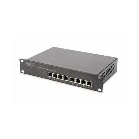 10 inch 8-port Gigabit Ethernet Switch 8 x 10/100/1000Mbps RJ45, build-in power, incl. 10inch brackets