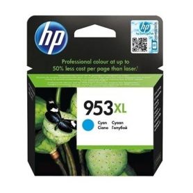HP 953XL High Yield Cyan Original Ink Cartridge - F6U16AEBGY
