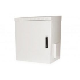 12U wall mounting cabinet, outdoor, IP55 713x600x450 mm, color grey (RAL 7035)