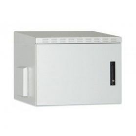 16U wall mounting cabinet, outdoor, IP55 891x600x450 mm, double wall, grey (RAL 7035) color grey (RAL 7035)