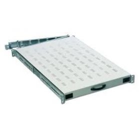 1U extendible shelf for 1000 mm depth racks 44x483x720 mm, up to 65 kg, grey (RAL 7035) color grey (RAL 7035)
