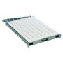 1U extendible shelf for 1000 mm depth racks 44x483x720 mm, up to 65 kg, grey (RAL 7035) color grey (RAL 7035)