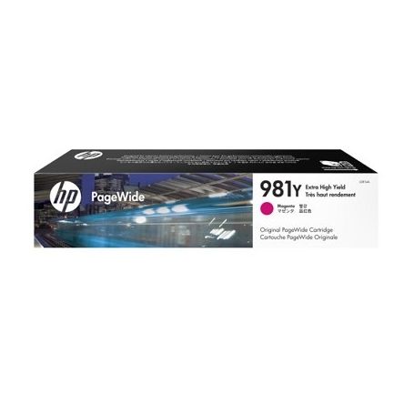 HP 981Y Extra High Yield Magenta Original PageWide Cartridge - L0R14A