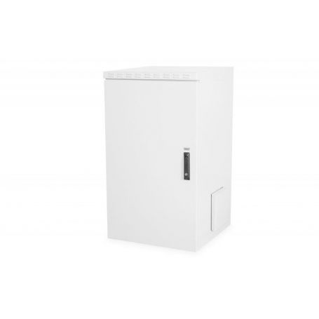 20U wall mounting cabinet, outdoor, IP55 1069x600x450 mm, color grey (RAL 7035)