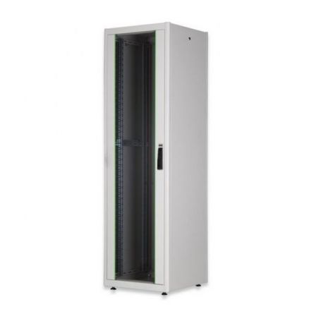 22U network rack, Dynamic Basic 1155x600x800 mm, color grey (RAL 7035) with glass front door