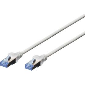 CAT 5e F-UTP patch cable, PVC AWG 26/7, length 1 m, color grey