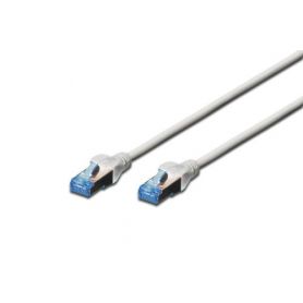 CAT 5e SF-UTP patch cable, PVC AWG 26/7, length 1 m, color grey