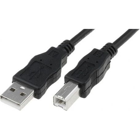 USB 2.0 connection cable, type A - B M/M, 1.0m, USB 2.0 conform, be