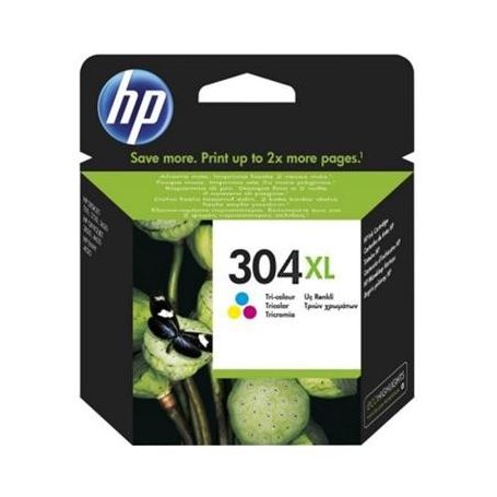 HP 304XL Tri-color Ink Cartridge  - N9K07AE-ABE