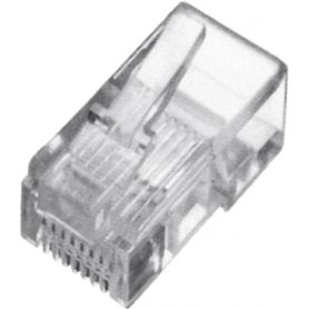 Modular Plug, for round cable, 8P8C, CAT 5 shielded