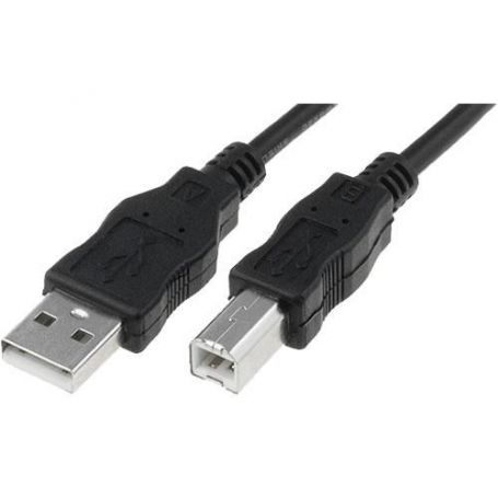 USB 2.0 connection cable, type A - B M/M, 0.5m, USB 2.0 conform, bl