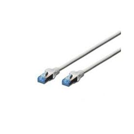 CAT 5e SF-UTP patch cable, PVC AWG 26/7, length 0.5 m, color grey