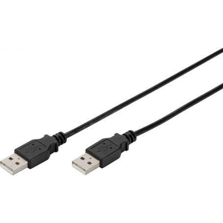 USB 2.0 connection cable, type A M/M, 1.0m, USB 2.0 conform, bl