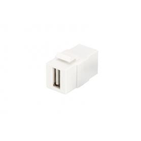 USB 2.0 Keystone Jack for DN-93832 pure white (RAL 9003)