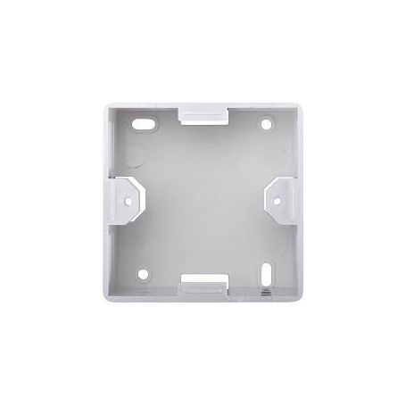 DIGITUS Surface mount box for faceplates 80x80x42 mm, color pure white, German layout