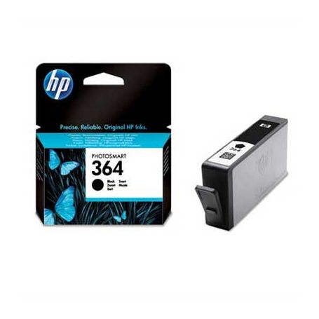 HP 364 Black Ink Cartridge with Vivera Ink - CB316EEABE