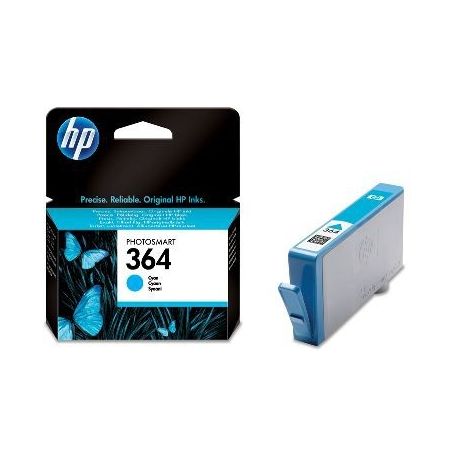 HP 364 Cyan Ink Cartridge with Vivera Ink - CB318EEABE