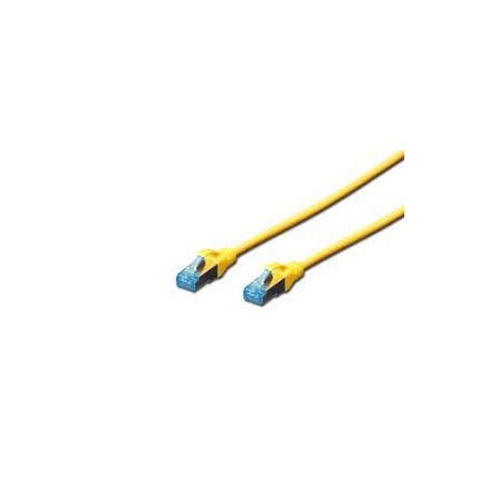 CAT 5e SF-UTP patch cable, Cu, PVC AWG 26/7, length 1 m, color yellow