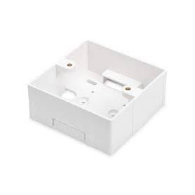 DIGITUS Surface mount box for faceplates 86x86x32 mm, color pure white, UK layout