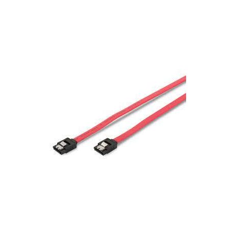SATA connection cable, L-type, w/ latch F/F, 0.3m, straight, SATA II/III, re