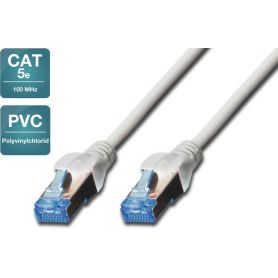 CAT 5e SF-UTP patch cable, PVC AWG 26/7, length 2 m, color grey