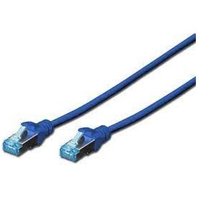 CAT 5e SF-UTP patch cable, PVC AWG 26/7, length 2 m, color blue