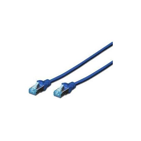 CAT 5e SF-UTP patch cable, PVC AWG 26/7, length 2 m, color blue