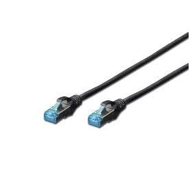 CAT 5e SF-UTP patch cable, PVC AWG 26/7, length 2 m, color black
