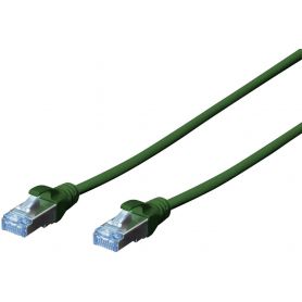 CAT 5e SF-UTP patch cable, PVC AWG 26/7, length 2 m, color green