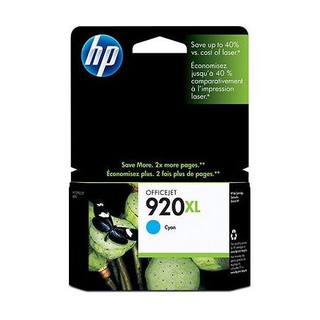 HP 920XL Cyan Officejet Ink Cartridge - CD972AEBGY