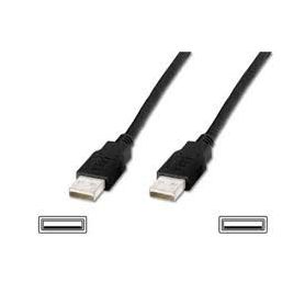 USB 2.0 connection cable, type A M/M, 3.0m, USB 2.0 conform, bl