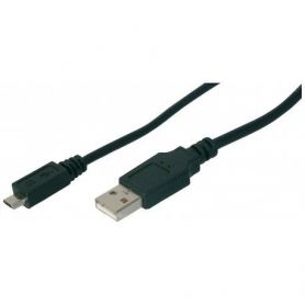 USB 2.0 connection cable, type A - micro B M/M, 3.0m, USB 2.0 conform, bl