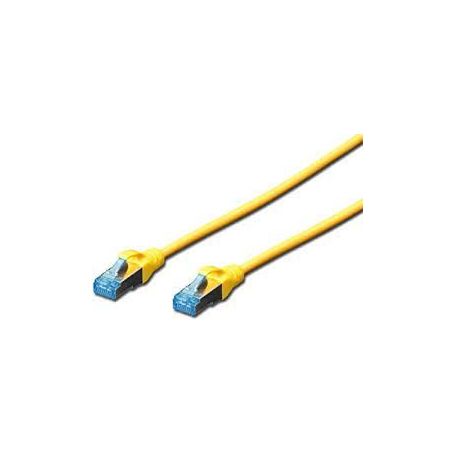 CAT 5e SF-UTP patch cable, PVC AWG 26/7, length 3 m, color yellow